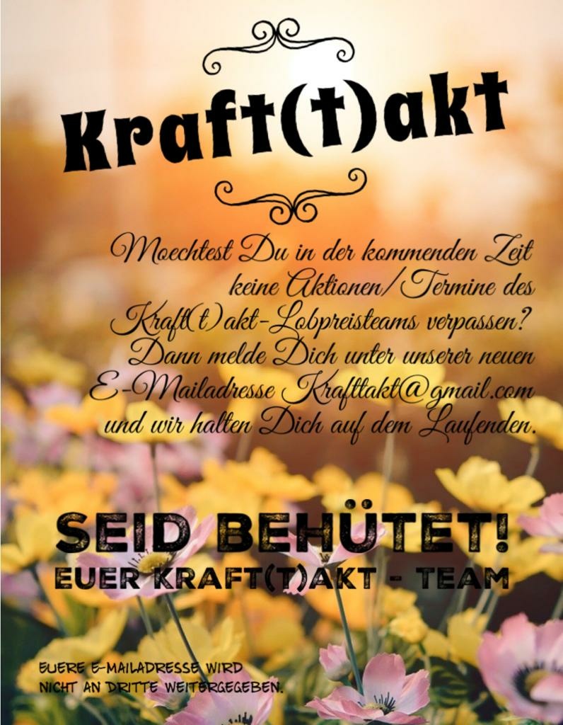 Kraft(t)akt - Stay in touch